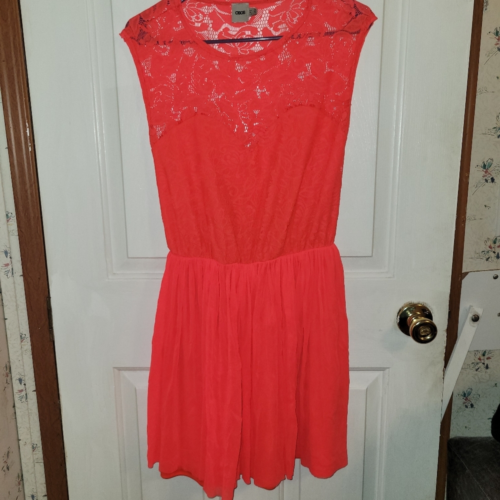ASOS Lace and Mesh Dress